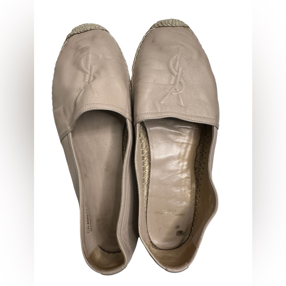 saint laurent espadrilles women Nappa rouse Poudre size 39 - Picture 2 of 16